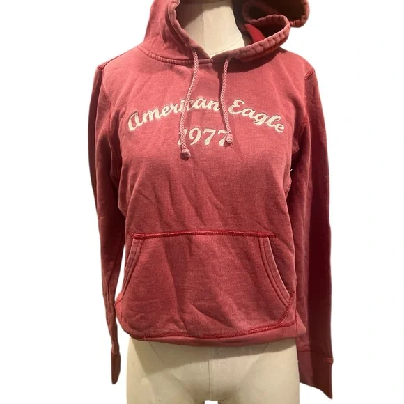 AMERICAN EAGLE OUTFITTERS | WOMENS GRAPHIC HOODED SWEATSHIRT MED - Picture 1 of 10